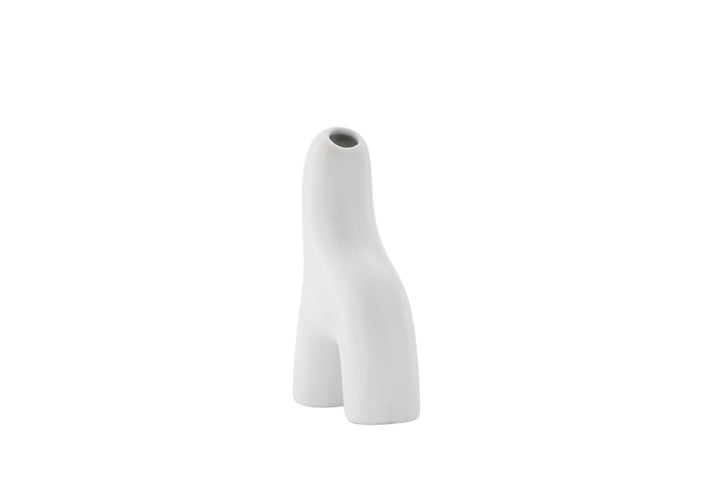 Venture Home Aya Vase - White - 9*4*16Hcm