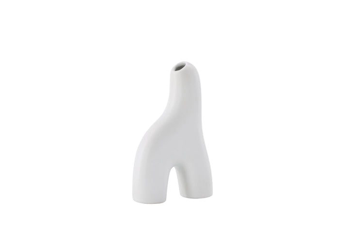 Venture Home Aya Vase - White - 9*4*16Hcm