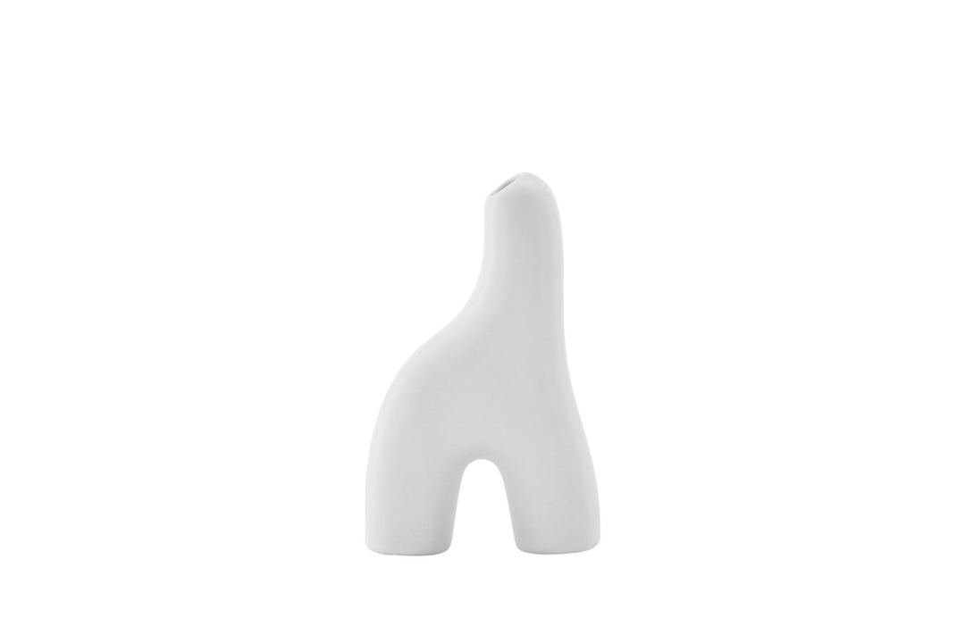 Venture Home Aya Vase - White - 9*4*16Hcm