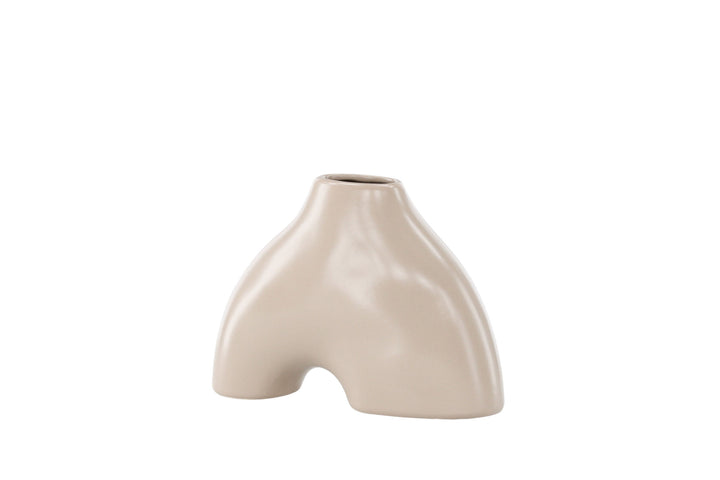 Venture Home Kento Vase - Beige - 21*8*15Hcm