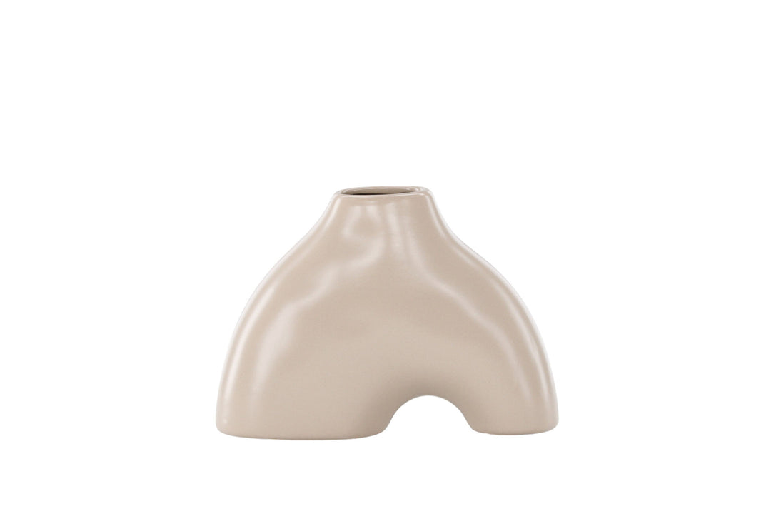 Venture Home Kento Vase - Beige - 21*8*15Hcm