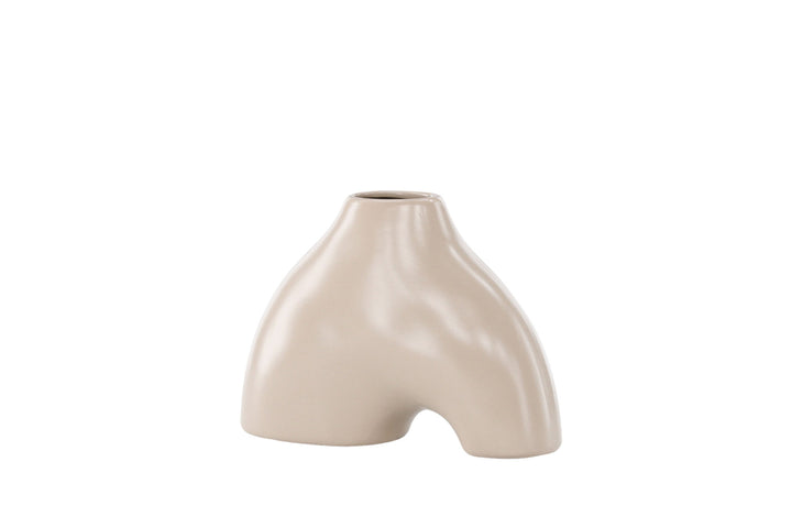 Venture Home Kento Vase - Beige - 21*8*15Hcm