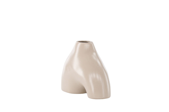 Venture Home Kento Vase - Beige - 21*8*15Hcm