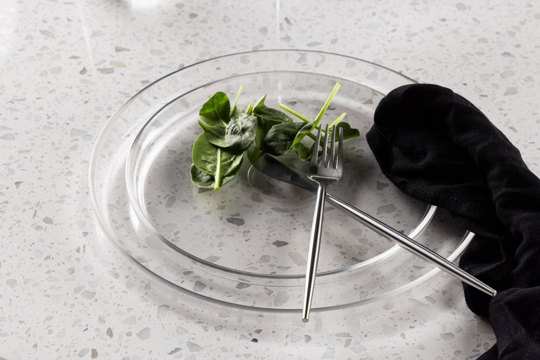 Venture Home Shine Plate 2-pack - Clear Glass - 21*3Hcm