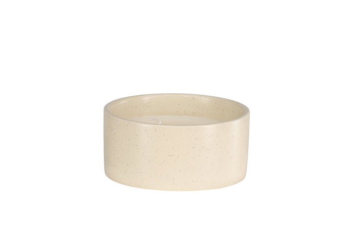 Venture Home Douglas Scented candles - Beige/Black Dots - D13*H6cm