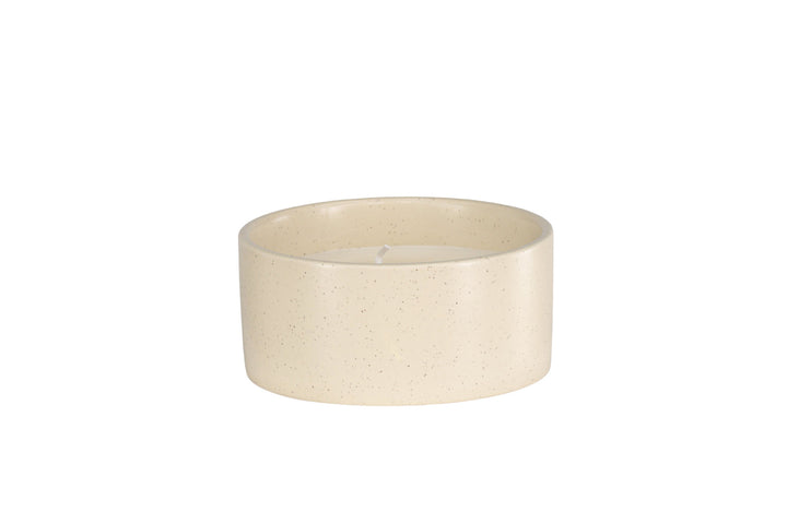 Venture Home Douglas Scented candles - Beige/Black Dots - D13*H6cm