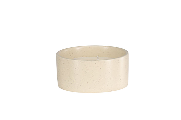 Venture Home Douglas Scented candles - Beige/Black Dots - D13*H6cm