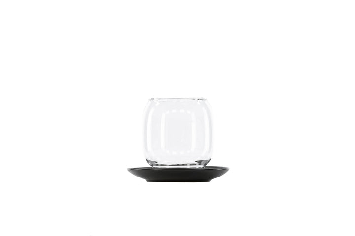 Venture Home Archy Lantern - Matte Black/Clear Glass - 12*H10cm