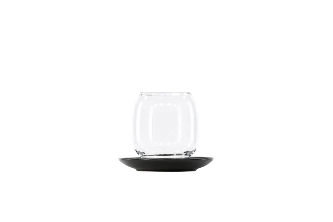 Venture Home Archy Lantern - Matte Black/Clear Glass - 12*H10cm