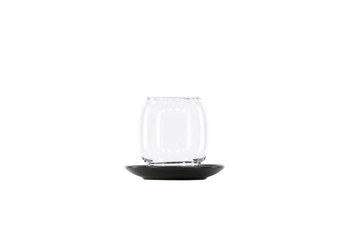 Venture Home Archy Lantern - Matte Black/Clear Glass - 12*H10cm