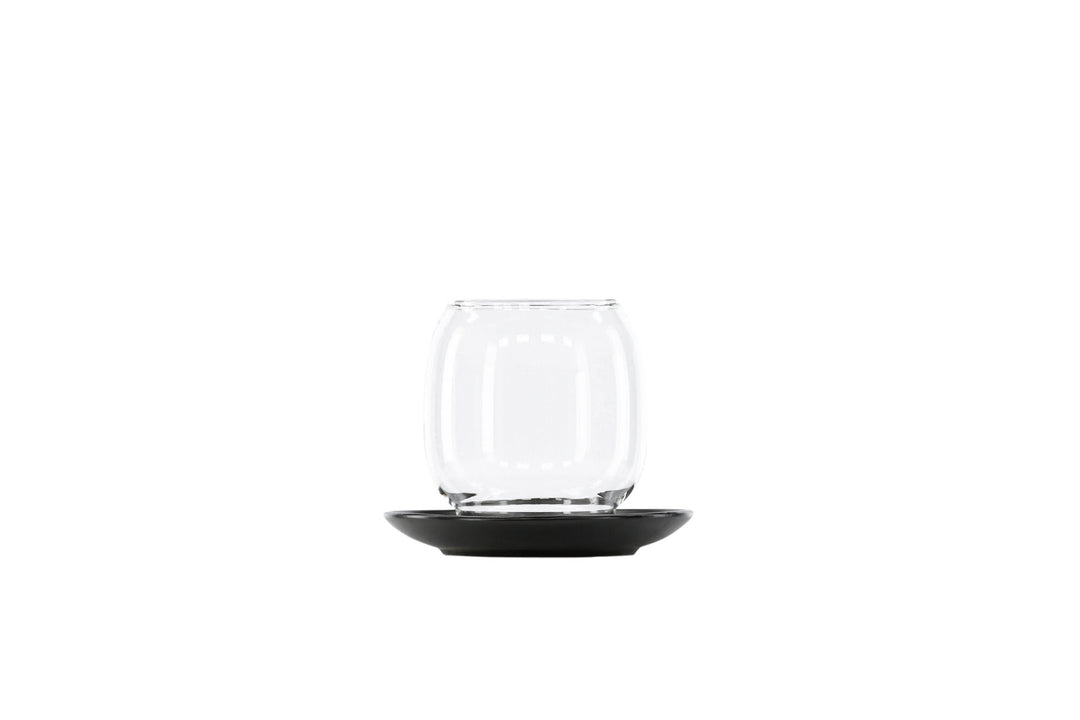 Venture Home Archy Lantern - Matte Black/Clear Glass - 12*H10cm