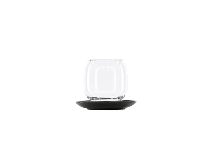 Venture Home Archy Lantern - Matte Black/Clear Glass - 12*H10cm