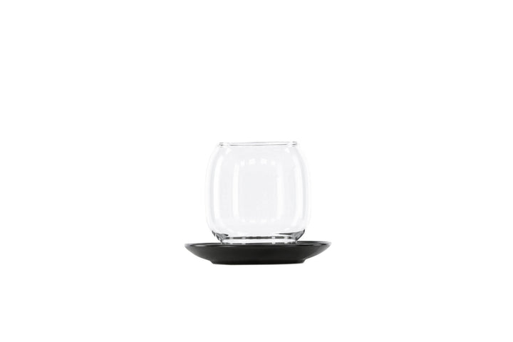 Venture Home Archy Lantern - Matte Black/Clear Glass - 12*H10cm