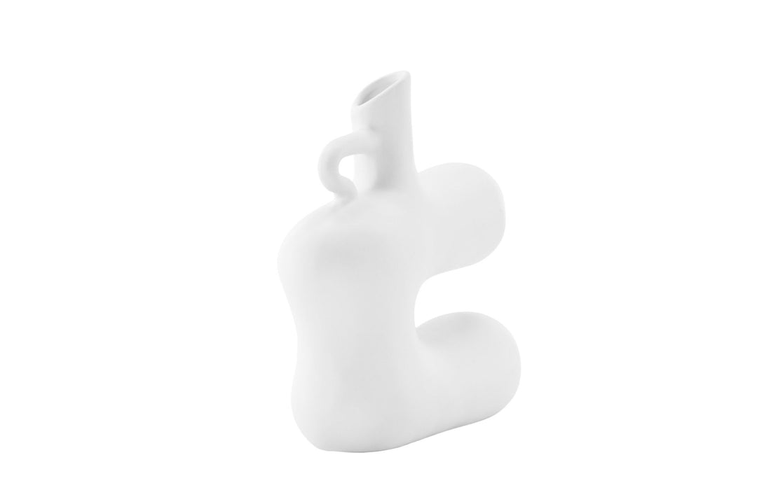 Venture Home Dity Vase - White - 18*7*19Hcm