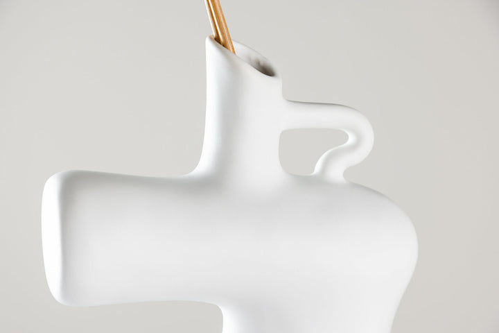Venture Home Dity Vase - White - 18*7*19Hcm
