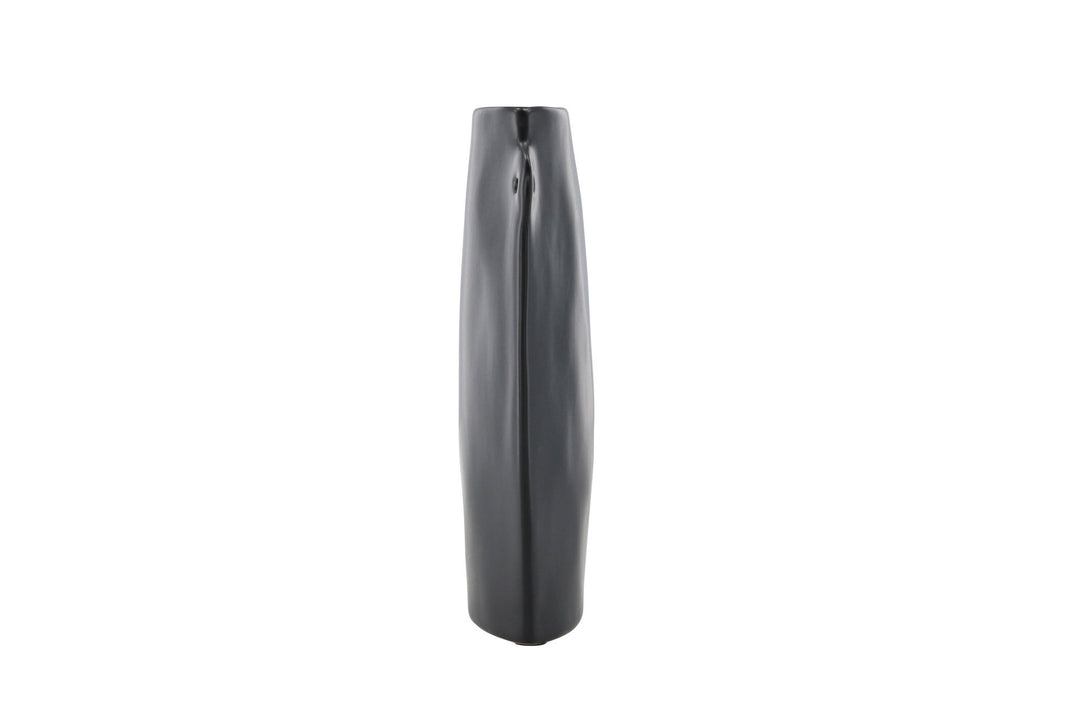 Venture Home Hie Vase - Matte Black - 14*5*21Hcm