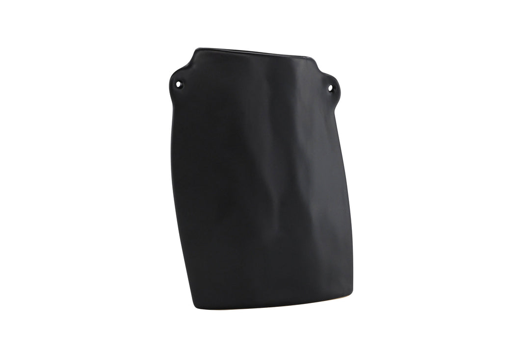 Venture Home Hie Vase - Matte Black - 14*5*21Hcm