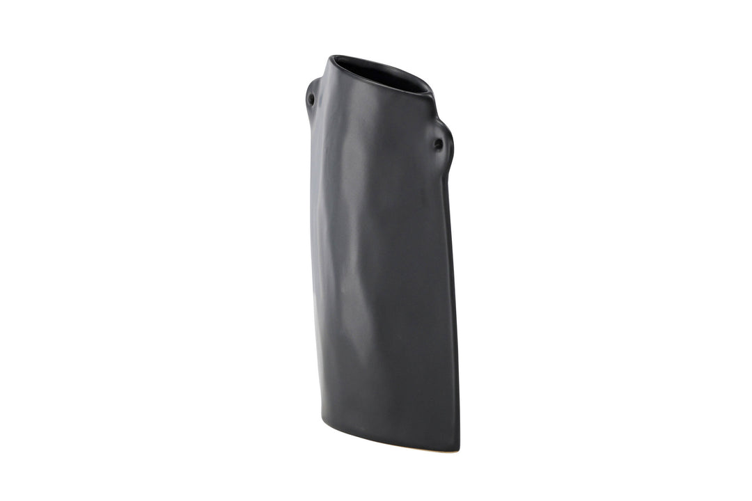 Venture Home Hie Vase - Matte Black - 14*5*21Hcm