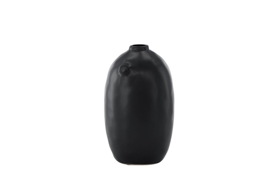 Venture Home Madi Vase - Matte Black - 17*17*28Hcm