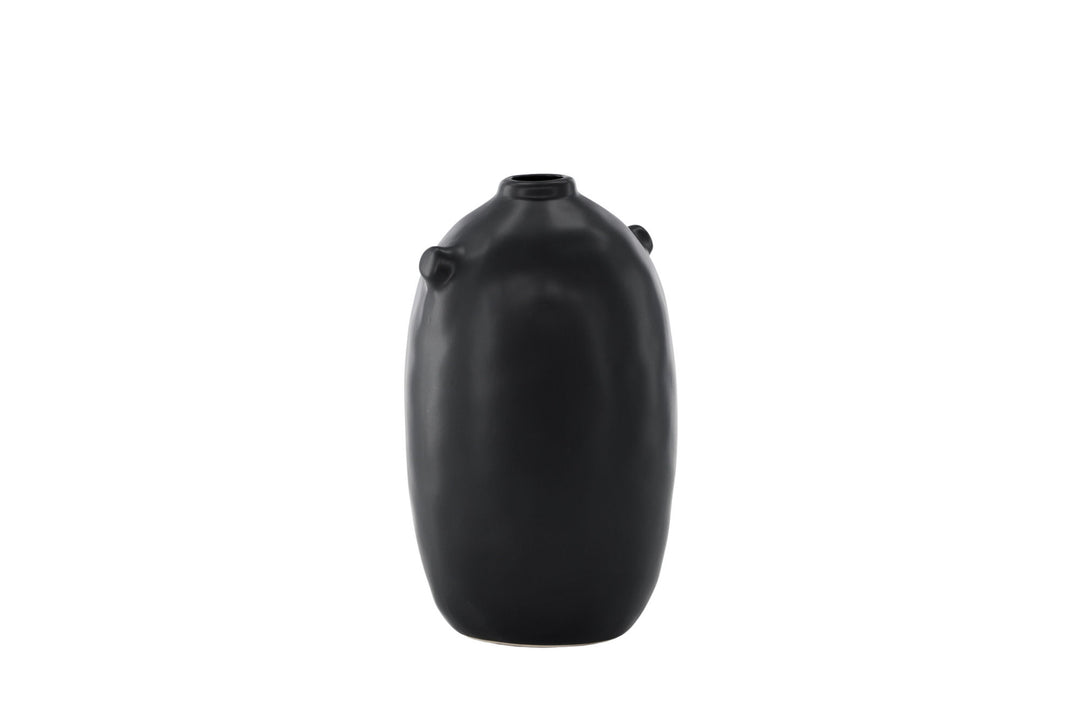 Venture Home Madi Vase - Matte Black - 17*17*28Hcm