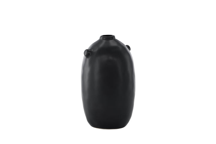 Venture Home Madi Vase - Matte Black - 17*17*28Hcm