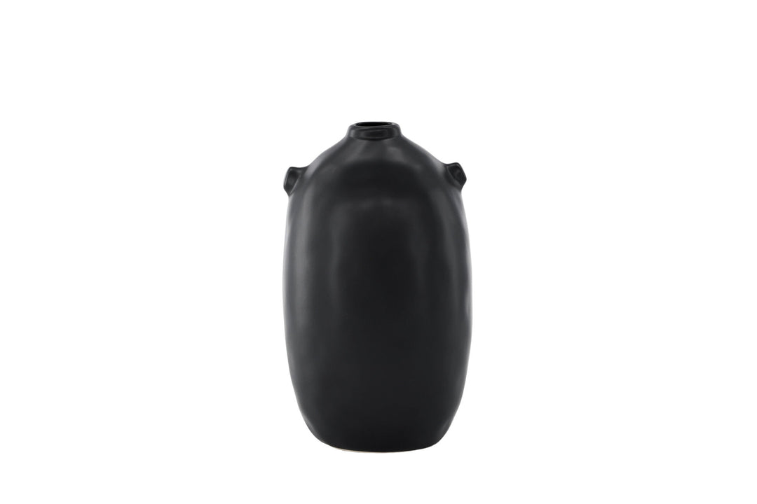 Venture Home Madi Vase - Matte Black - 17*17*28Hcm
