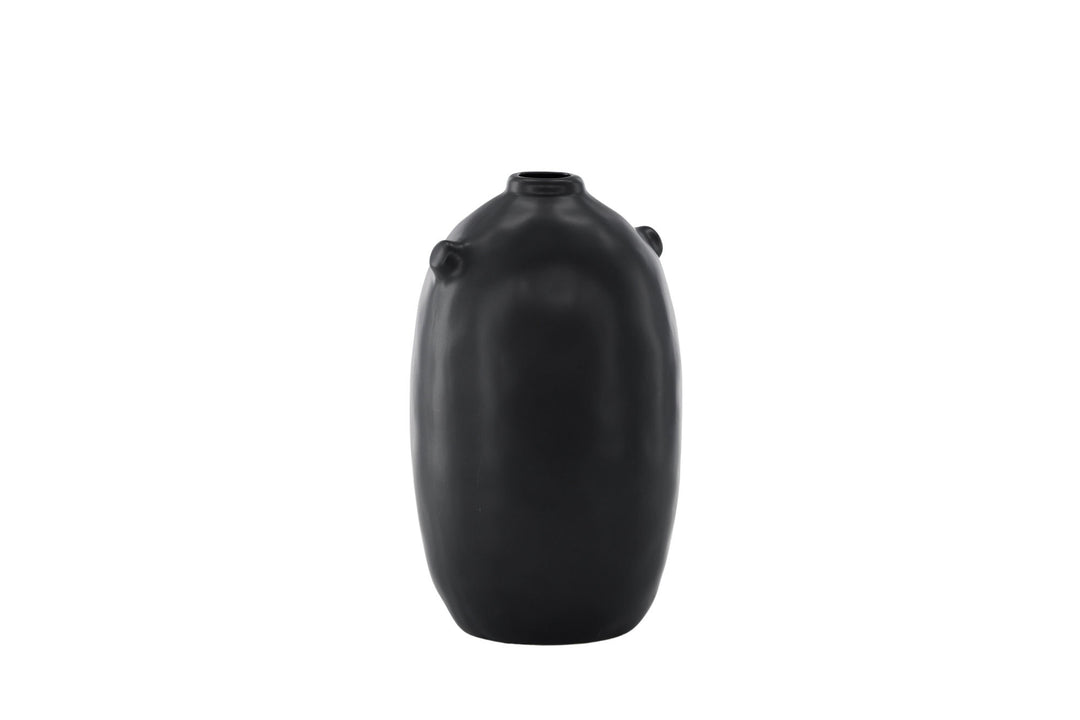 Venture Home Madi Vase - Matte Black - 17*17*28Hcm