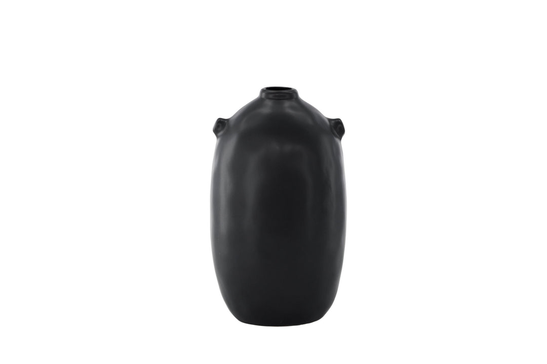 Venture Home Madi Vase - Matte Black - 17*17*28Hcm