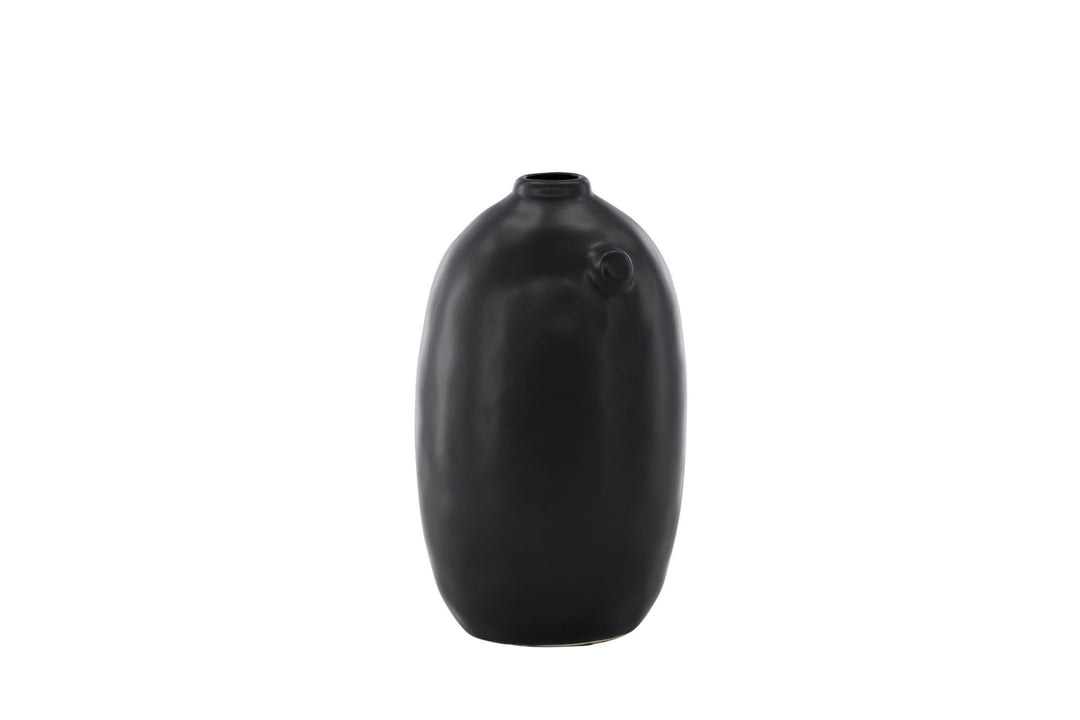 Venture Home Madi Vase - Matte Black - 17*17*28Hcm
