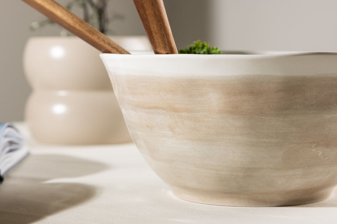 Venture Home Jublie Bowl 2-pack - Beige - 24*12Hcm