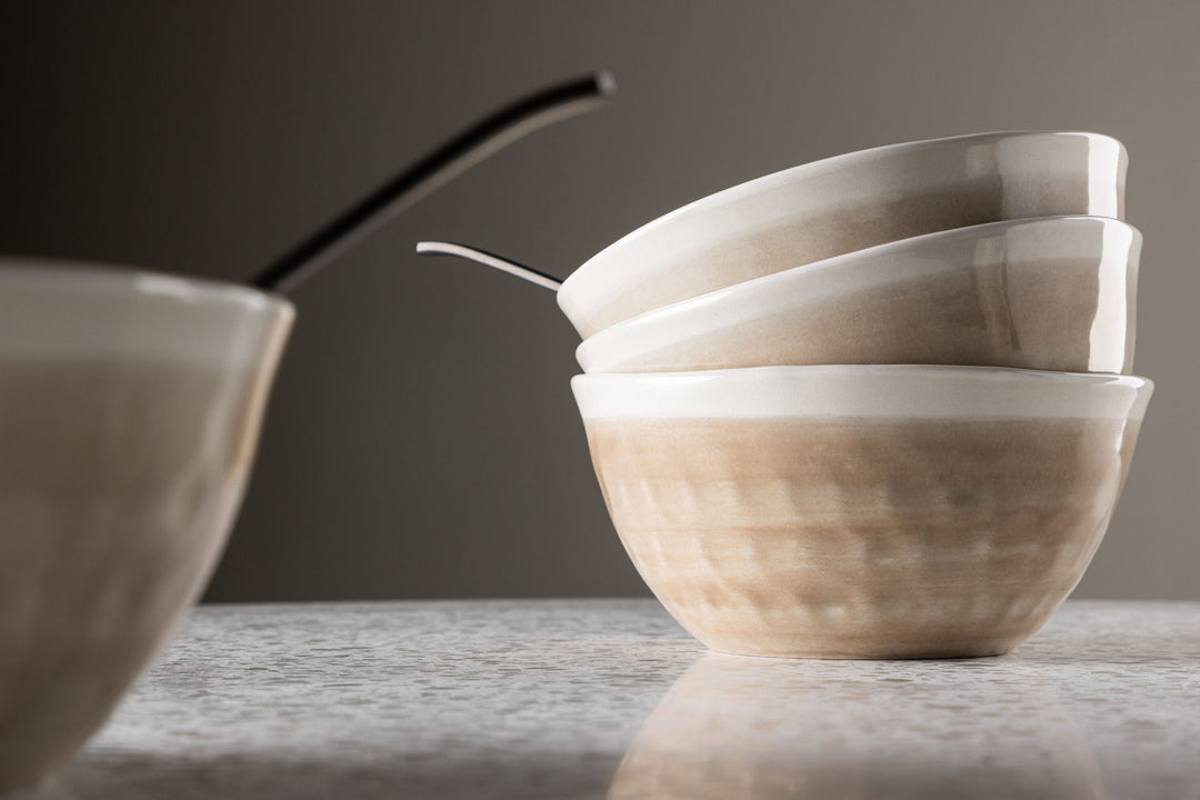 Venture Home Jublie Bowl 2-pack - Beige - 16*8Hcm