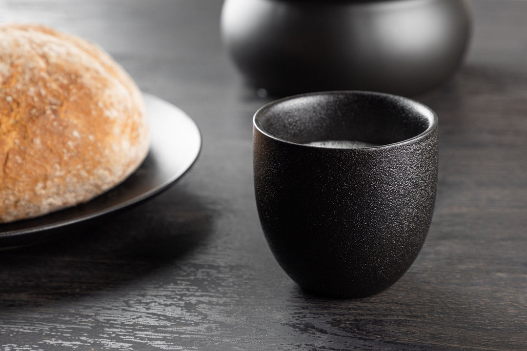 Venture Home Wabi Sabi Coffee Cup 2-pack - Matte Black - 8*8Hcm