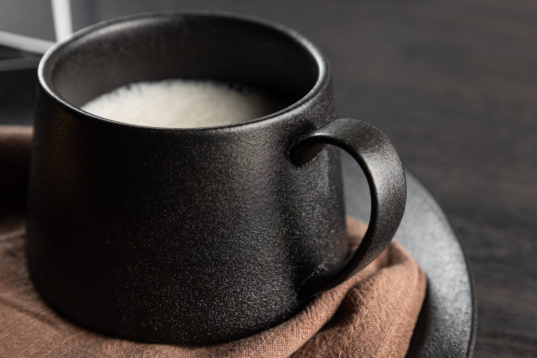 Venture Home Wabi Sabi Coffee Cup 2-pack - Matte Black - 8*7H*10cm