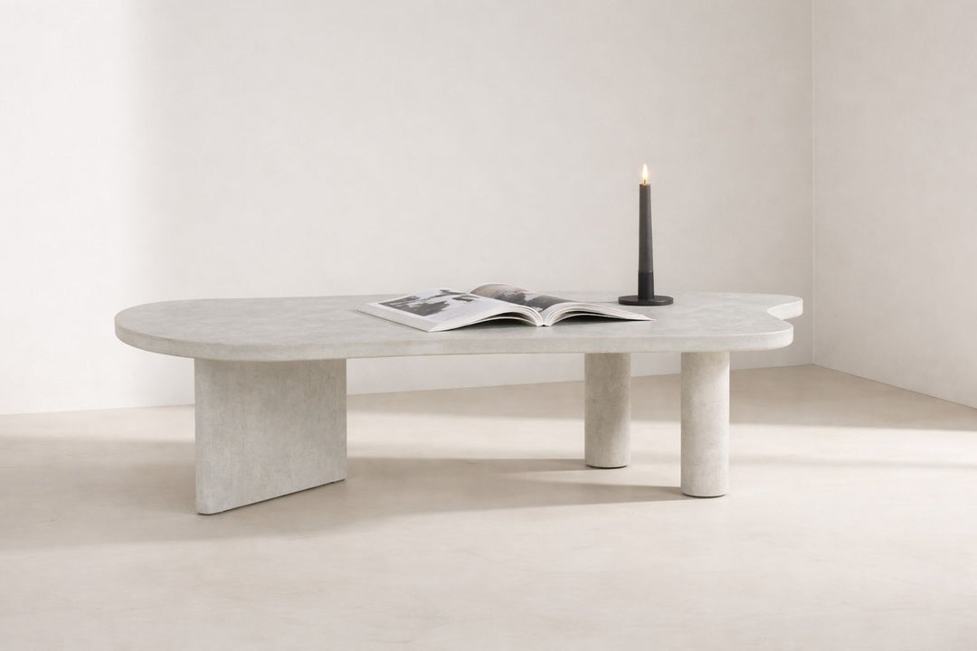 Venture Home Polle Sofa Table - Concretelook / MDF w 3D-paper