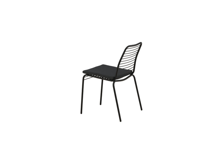 Venture Home Panjin Diningchair 2-pack Aluminium - Black /
