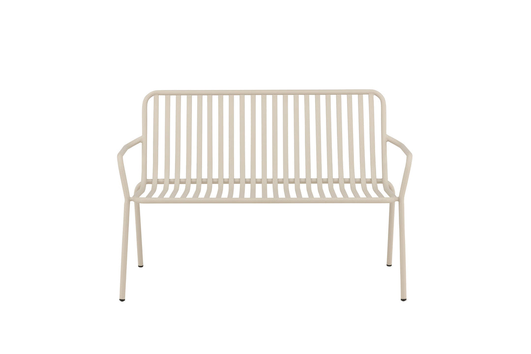 Venture Home Peking Bench/sofa Aluminium - Beige /