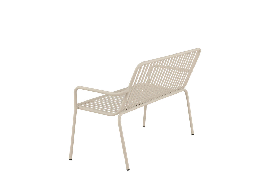 Venture Home Peking Bench/sofa Aluminium - Beige /