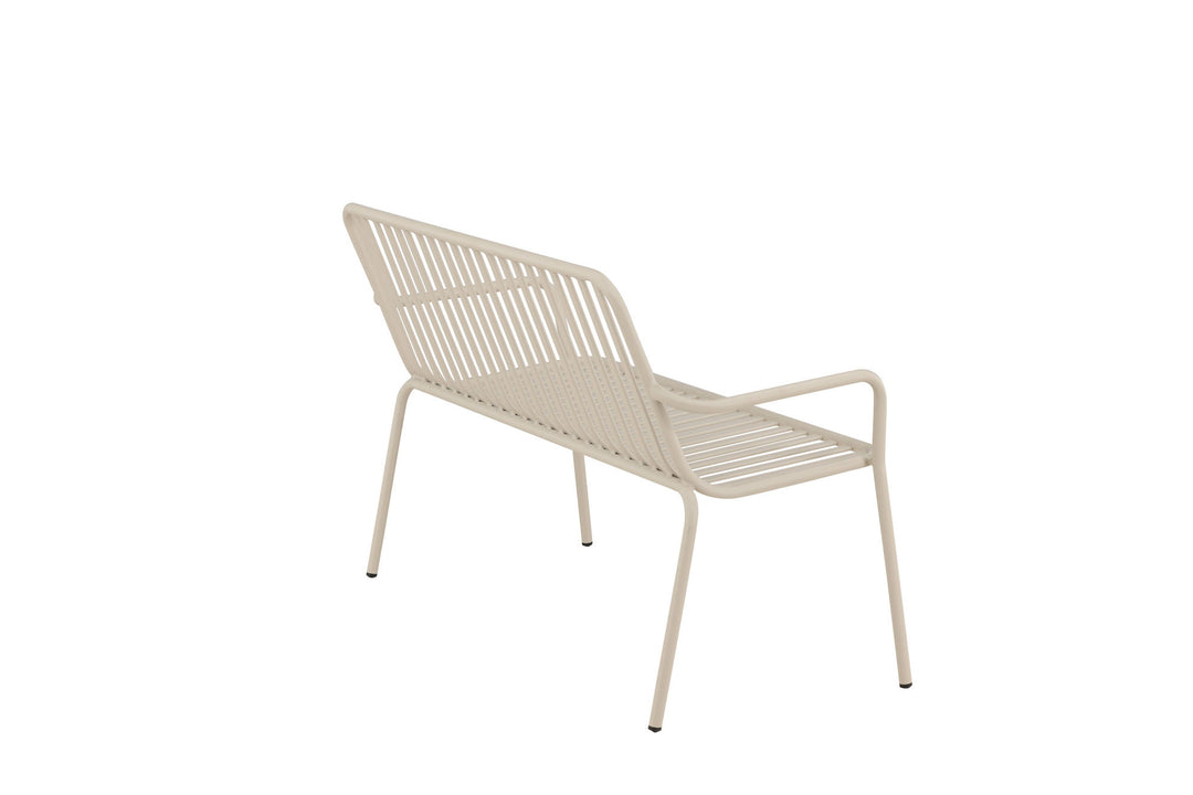 Venture Home Peking Bench/sofa Aluminium - Beige /