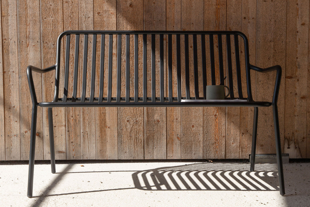 Venture Home Peking Bench/sofa Aluminium - Black /