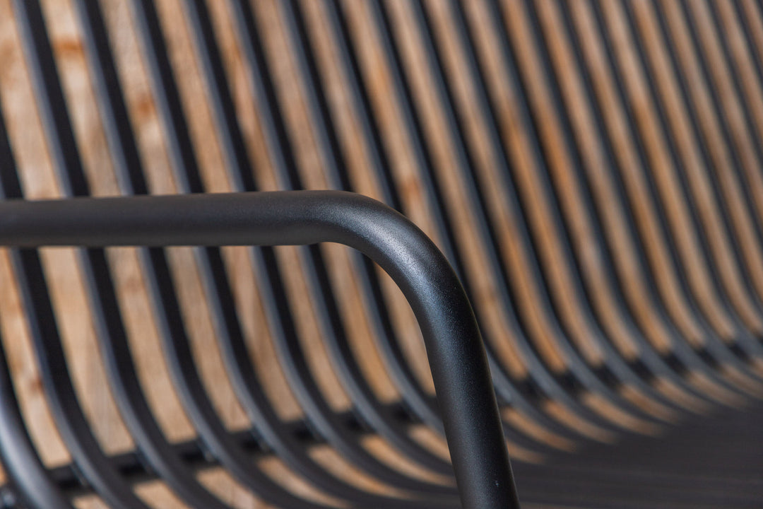 Venture Home Peking Bench/sofa Aluminium - Black /