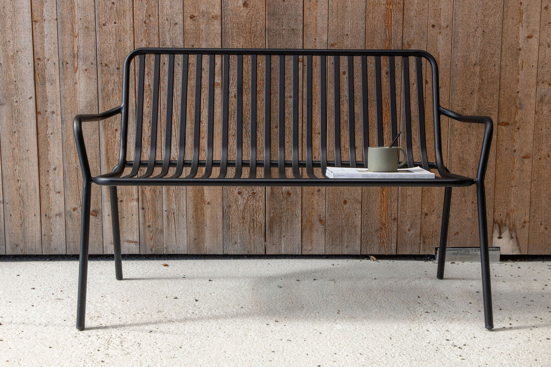 Venture Home Peking Bench/sofa Aluminium - Black /