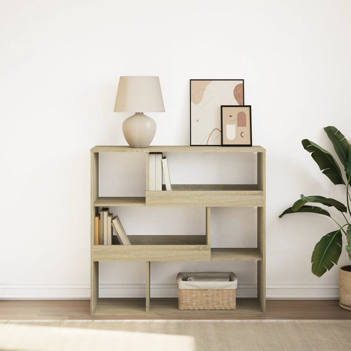 bogreol/rumdeler 100x33x94,5 cm sonoma-eg
