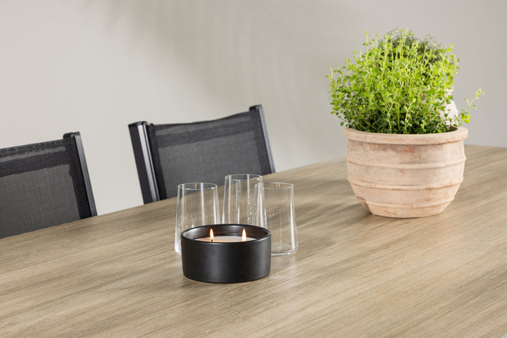 Venture Home Merlo Dining Table - White/Whitewash +Copacabana Stacking Chair - Black/Black - Ersätter 4131-408 _6
