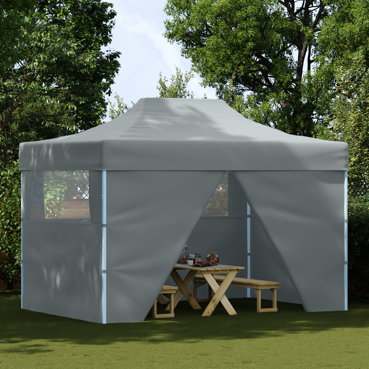 Party Tent Antracit 280 x 410 x 315 cm Oxford stof