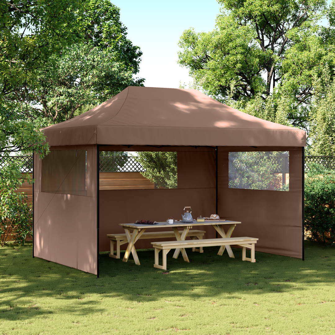 Party Tent Brun 279 x 410 x 315 cm Oxford stof