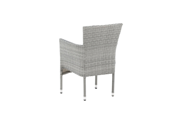 Venture Home Malina Diningchair 2-pack Alumnium - Grey / Wicker