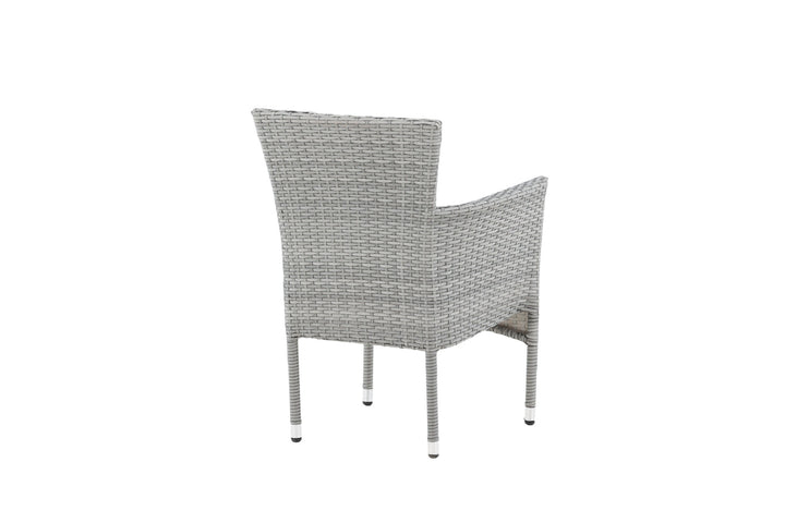 Venture Home Malina Diningchair 2-pack Alumnium - Grey / Wicker