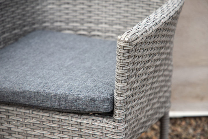 Venture Home Malina Diningchair 2-pack Alumnium - Grey / Wicker