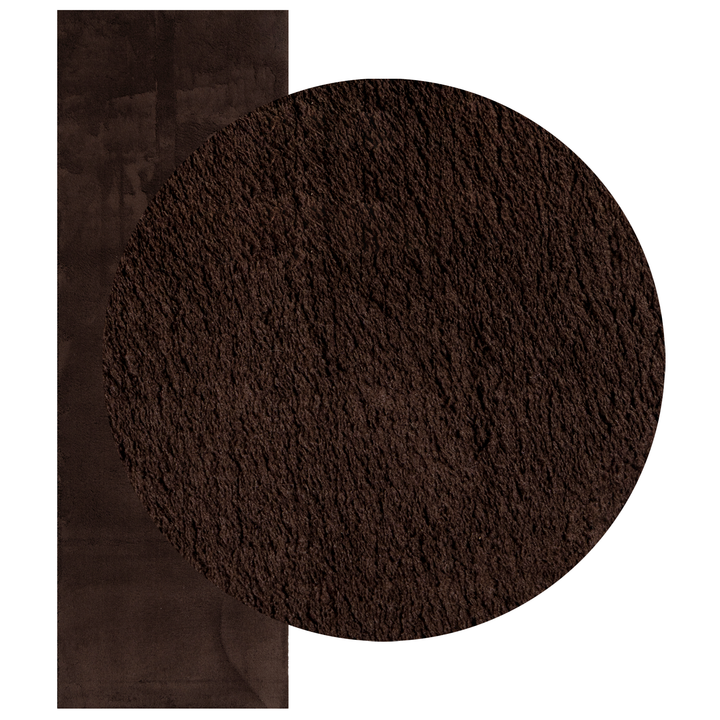 Medium luv blød og vaskbar tæppe HUARTE Brun 250 x 80 cm