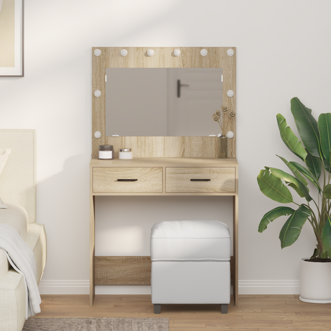 Klædeskab Sonoma eg 78,5 x 41 x 135 cm Konstrueret træ